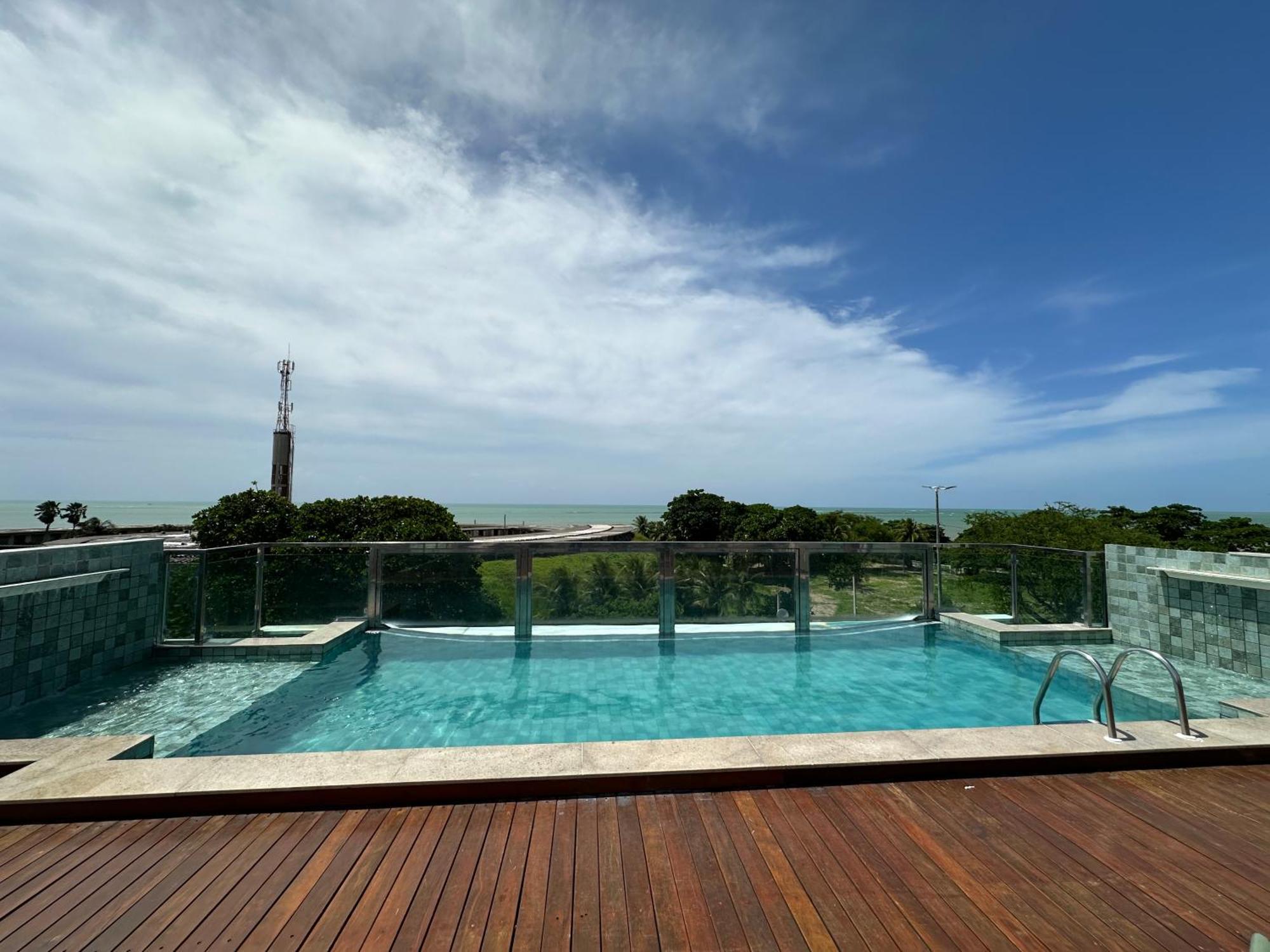 Lindo Flat Na Beira Mar De Tambau Apartment โจเอาเปสโซอา ภายนอก รูปภาพ